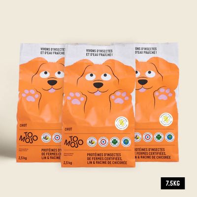 Croquettes aux insectes pour chiots - Tomojo