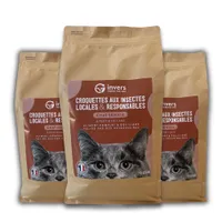 Croquettes aux insectes pour chat sénior - Invers