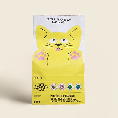 OFFRE ANTI-gaspi - Croquettes aux insectes pour chaton - Tomojo