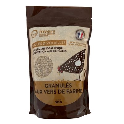Granulés aux insectes pour poules & volailles - Invers 500g