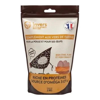 Granulés aux insectes pour poules & volailles - Invers