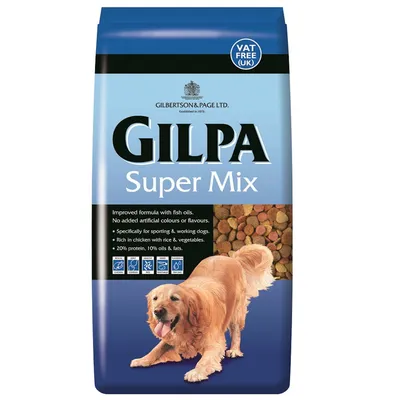 Croquettes chien adulte toutes races – Gilpa Super Mix