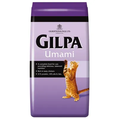 Gilpa Umami Trockenfutter für ausgewachsene Katzen aller Rassen
