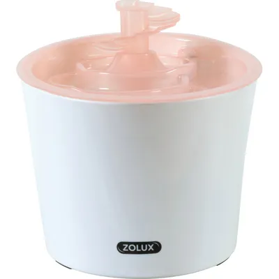 Fontaine à eau Calypso 3 litres rose pour chat et chien