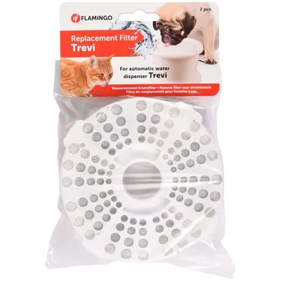 Filtre pour fontaine a eau, TREVI 3L, lot de 2 filtres.