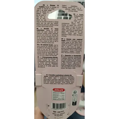 Brosse BI matière 21 cm pour chats