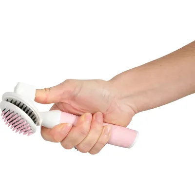 Brosse SLICKER doux rétractable taille S pour chat