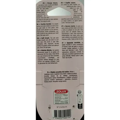 Brosse douce pour démêlage de 21 cm pour chats