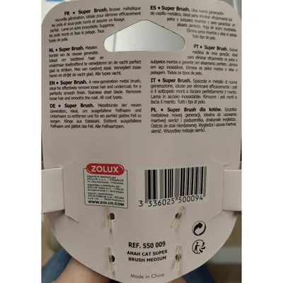 Super Brosse  14 cm taille M pour chats.