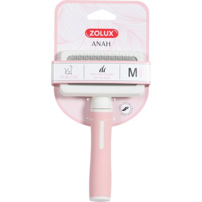 Brosse SLICKER 17 cm taille M pour chats