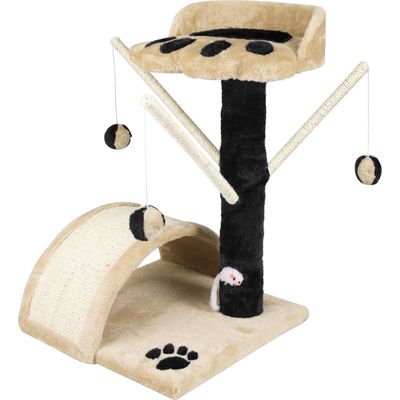 Arbre a chat viva 3, taille 36 x 36 cm hauteur 54 cm, couleur beige.