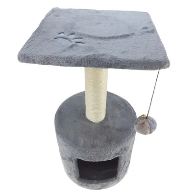 Arbre à chat Bongo gris, ø30 cm x H 59 cm, pour chat
