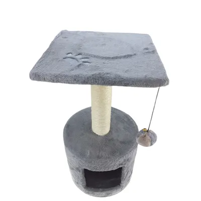 Arbre à chat Bongo gris, ø30 cm x H 59 cm, pour chat