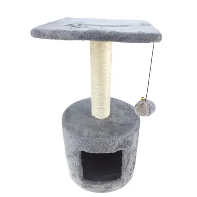 Arbre à chat Bongo gris, ø30 cm x H 59 cm, pour chat