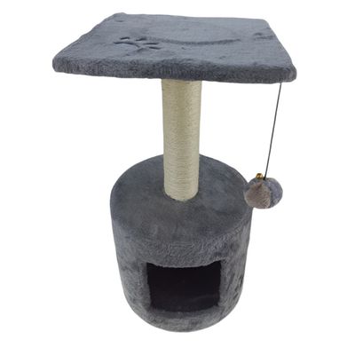 Arbre à chat Bongo gris, ø30 cm x H 59 cm, pour chat