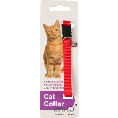 Collier réglable de 20 à 35 cm  avec clochette pour chat