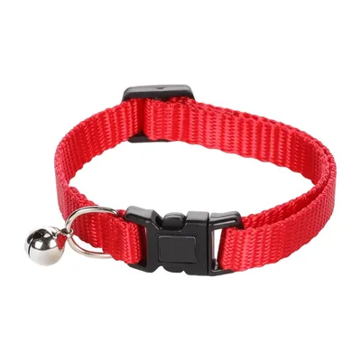 Collier réglable de 20 à 35 cm  avec clochette pour chat