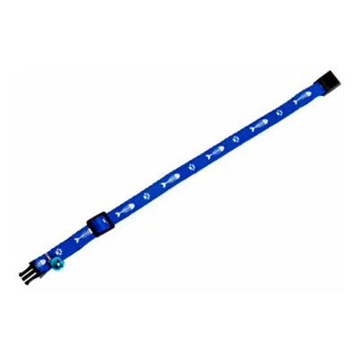 Collier réglable de 20 à 35 cm   motif poisson  + clochette pour chat