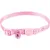 Collier ETHNIC nylon réglable de 17 à 30 cm rose pour chat Collier ETHNIC nylon réglable de 17 à 30 cm rose pour chat