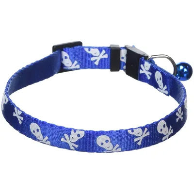 animallparadise - Collier chaton "tête de mort"  couleur aléatoire