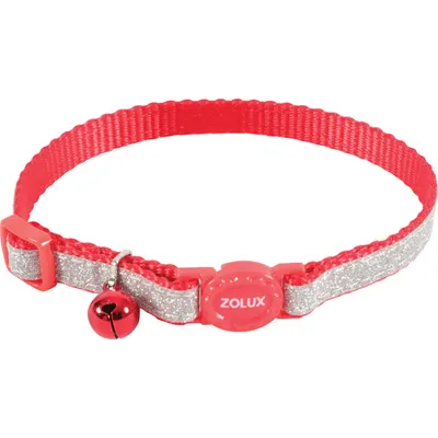 Collier SHINY nylon réglable de 17 à 30 cm  pour chat