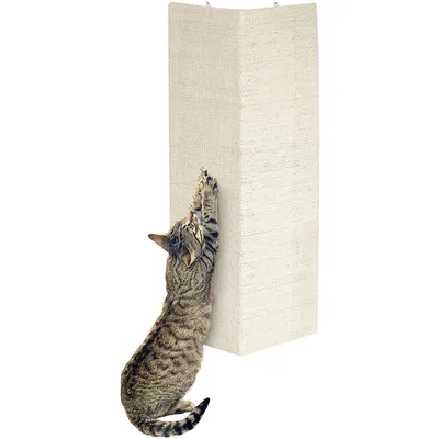 Flamingo - Planche Grattoir Sisal pour Chat, Beige 28 x 52 cm + catnip. Flamingo - Planche Grattoir Sisal pour Chat, Beige 28 x 52 cm + catnip.