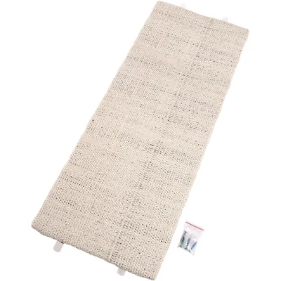 Flamingo - Planche Grattoir Sisal pour Chat, Beige 28 x 52 cm + catnip.