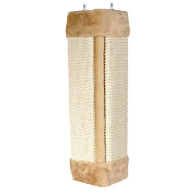 Griffoir d'angle naturel beige 23 x 49 cm