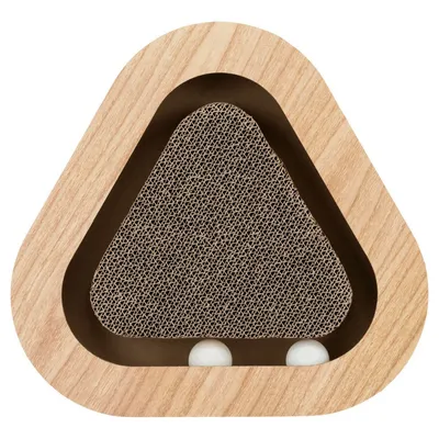 Plaque griffoir triangulaire, 36 cm. pour chat.