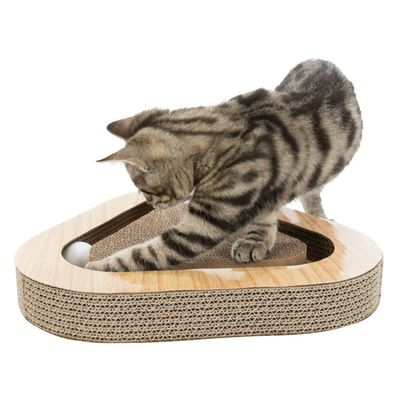 Plaque griffoir triangulaire, 36 cm. pour chat.