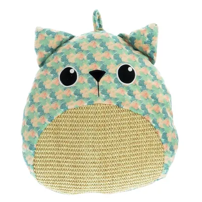 animallparadise - Griffoir en sisal naturel tissu feuille vert 36 x 34 x 7 animallparadise - Griffoir en sisal naturel tissu feuille vert 36 x 34 x 7