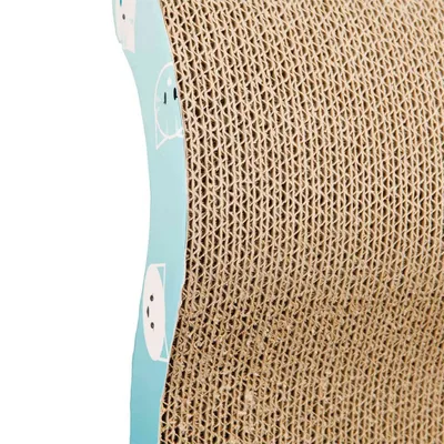 animallparadise - Griffoir vague Mimi turquoise 50 × 9 × 23 cm