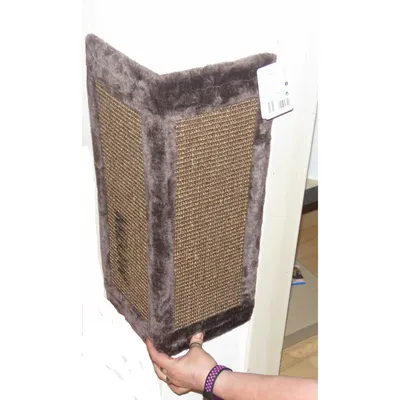 animallparadise - Griffoir d'angle  pour chat, 40 x 74,5 cm, SHIRO brun