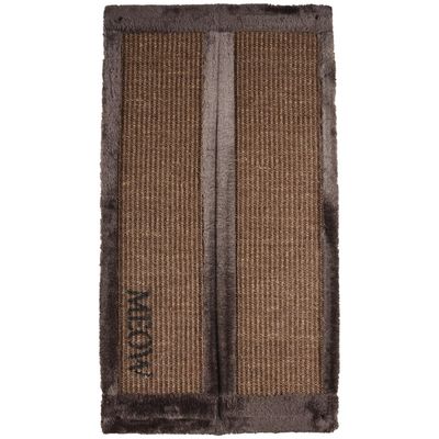 animallparadise - Griffoir d'angle  pour chat, 40 x 74,5 cm, SHIRO brun