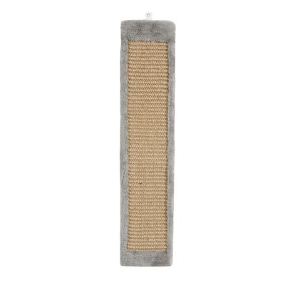 Griffoir mural gris 12 x 56 cm, pour chat