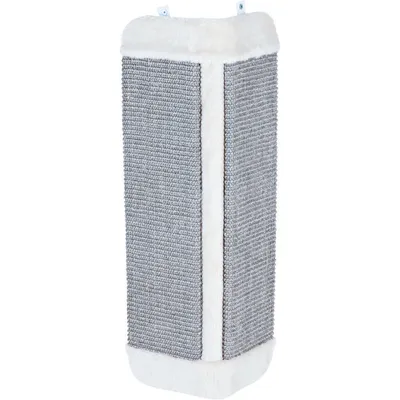 Griffoir d'angle pour chat  32 x 60 cm Gris