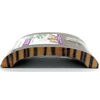 animallparadise - Un griffoir Pont en Carton 40 x 20 x H. 9 cm, Mawimbi bri