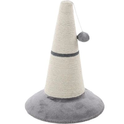 Cône griffoir, Elmo gris et blanc ø 33 x 45 cm pour chat