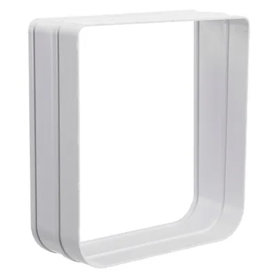 Tunnel rallonge blanc 15.5 x 16.2 cm pour chatière 44231 pour chat