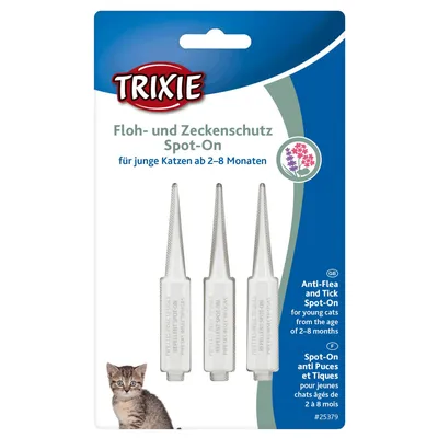 Trixie - Protection anti-tiques et puces, Spot-On, pour chatons de 2 à 8 mo Trixie - Protection anti-tiques et puces, Spot-On, pour chatons de 2 à 8 mo