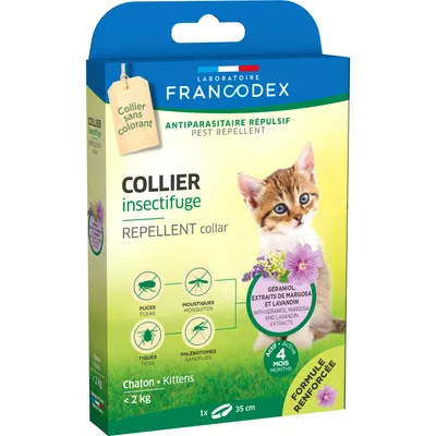 Francodex - Collier Insectifuge pour Chatons de moins de 2 kg formule renfo