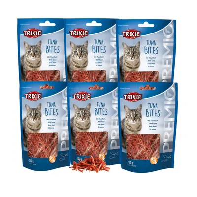 Trixie - Lamelles au thon et au poulet, 6 x 50 g Friandises pour chats Trixie - Lamelles au thon et au poulet, 6 x 50 g Friandises pour chats