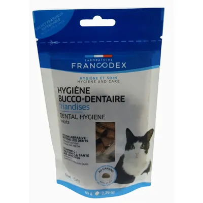 Francodex - Friandises Hygiène Bucco-Dentaire 65g Pour Chatons et Chats