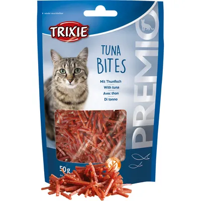 Trixie - Friandise lamelles au thon et au poulet, 50 g pour chats. Trixie - Friandise lamelles au thon et au poulet, 50 g pour chats.