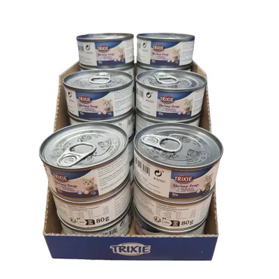 Trixie Friandises pour chat Soupe avec Poulet & crevettes
