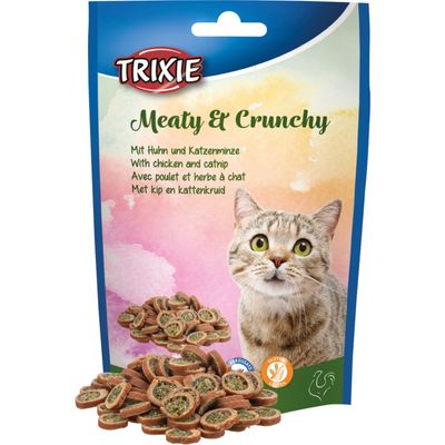 Trixie - Friandises au poulet & au herbe à chat 50 g pour chat