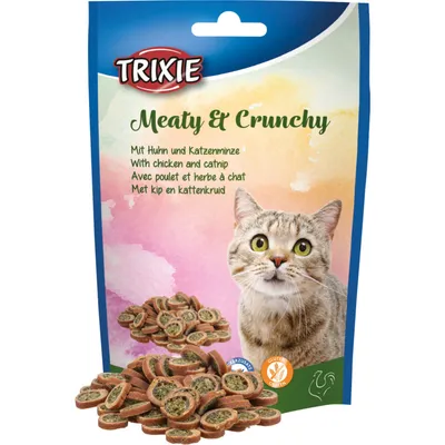 Trixie - Friandises au poulet & au herbe à chat 50 g pour chat