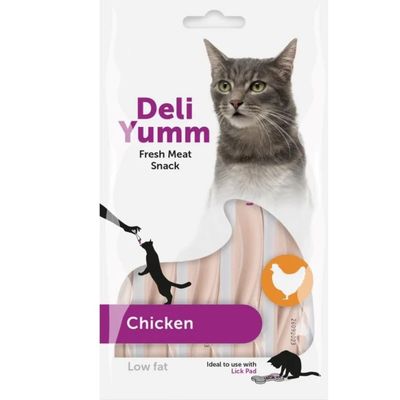 Friandises 5 sticks de 14 g, gout poulet pour chat