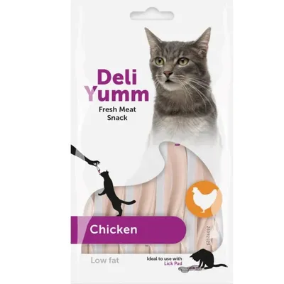 Friandises 5 sticks de 14 g, gout poulet pour chat