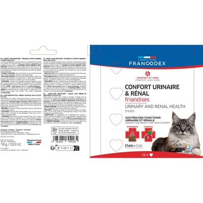 Friandise chats confort urinaire et rénal